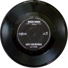 KOOS VAN BEURDEN Bergen Binnen / Het Buurt Feessie (Negram – NG 150) Holland 1968 45RPM 7" single w/company sleeve (Pop)